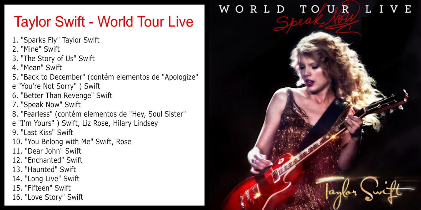 Speak Now World Tour Live - Taylor Swift Switzerland